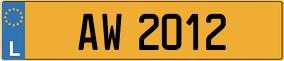 Truck License Plate